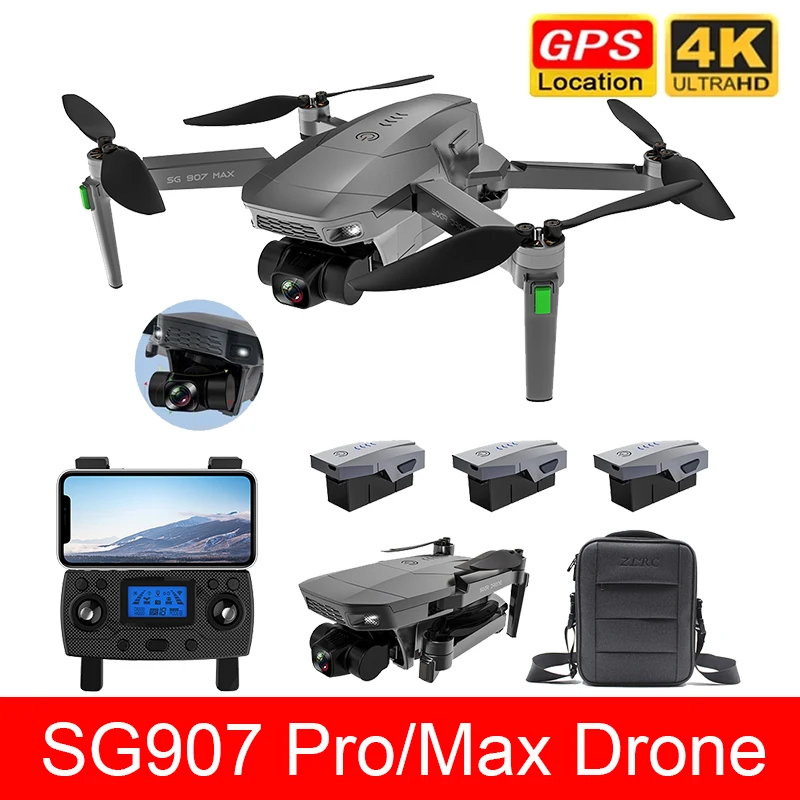 3 осевой карданный Квадрокоптер SG907 Max/SG907 Pro с HD камерой 4k Wi Fi|Квадрокоптеры