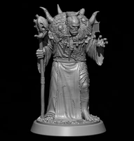 124 75mm 118 100mm resin model the mage orc warrior figure unpainted rw 148