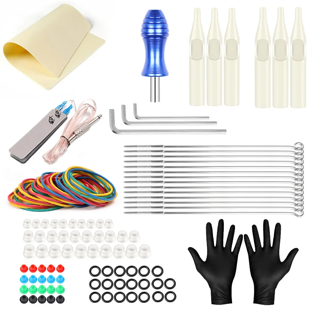 Набор для тату машинки с зажимом шнур ручки татуировки ножная педаль мотор