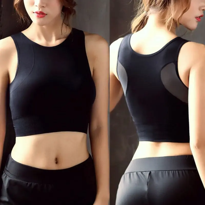 

Женский бесшовный ударный спортивный бюстгальтер со съемными чашечками, жилет для тренировок, йоги, фитнеса, пикантное нижнее белье для акт...