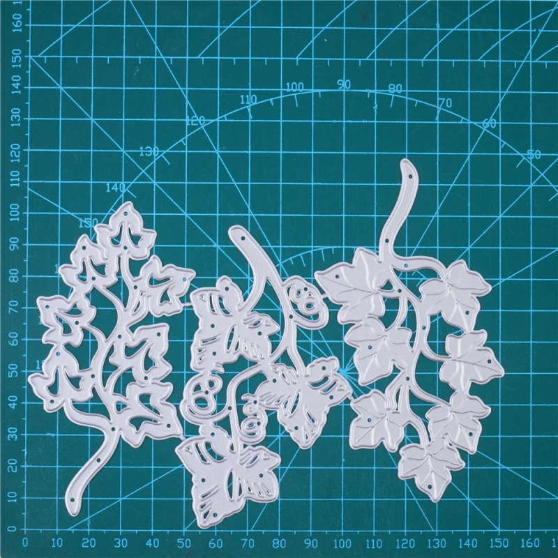 

3pcs Leaves Vine Spring Branch Metal Cutting Dies For Scrapbooking DIY Photo Album Card Making Decorative Knife Mould New 2021