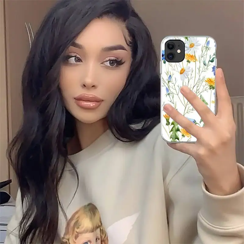 

Beautiful art flowers pattern Phone Case For iphone 12 mini 5 5s 5c se 6 6s 7 8 plus x xs xr 11 pro max luxury coque cover