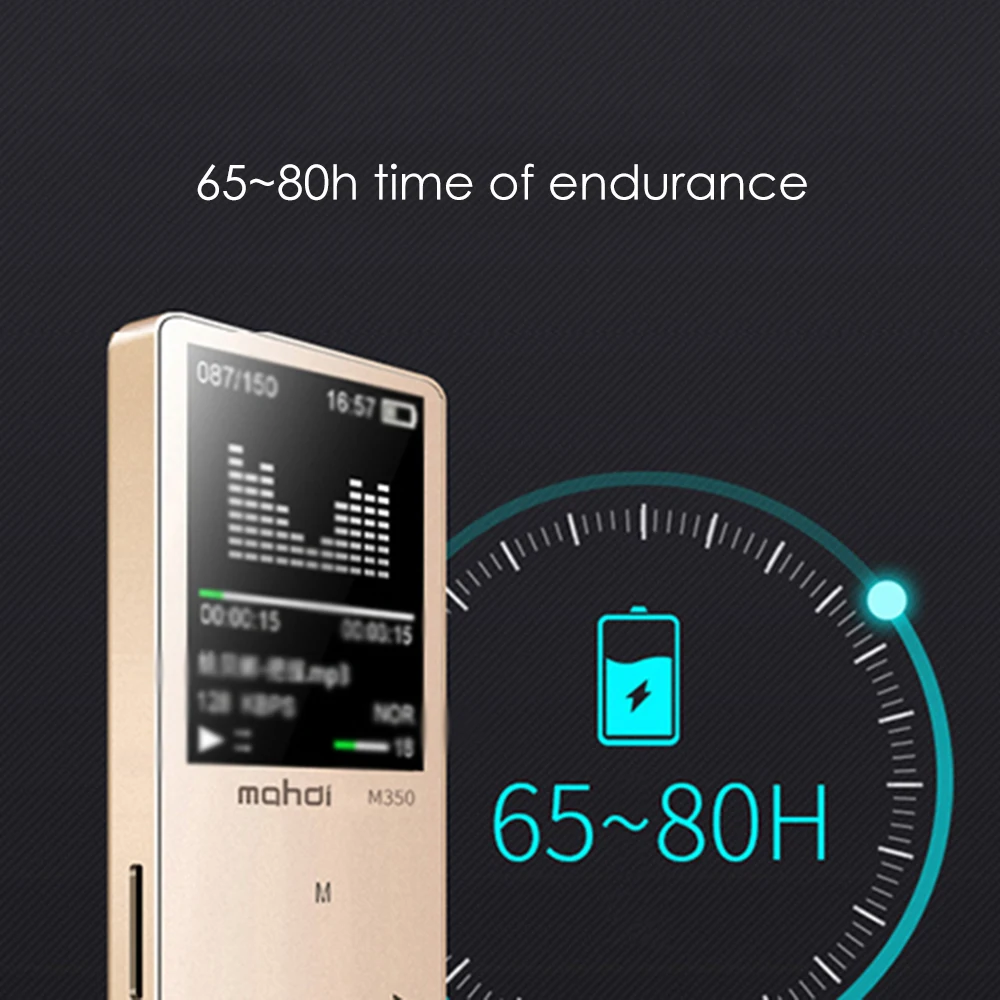 Mahdi M350 MP3-плеер металлический спортивный мини портативный аудио 4G/8G музыкальный плеер