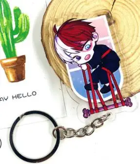 Мой герой academic фигурка игрушка акриловый брелок мидория изуку Bakugou катсуки Todoroki Shoto симпатичный брелок для мальчиков - Цвет: A9