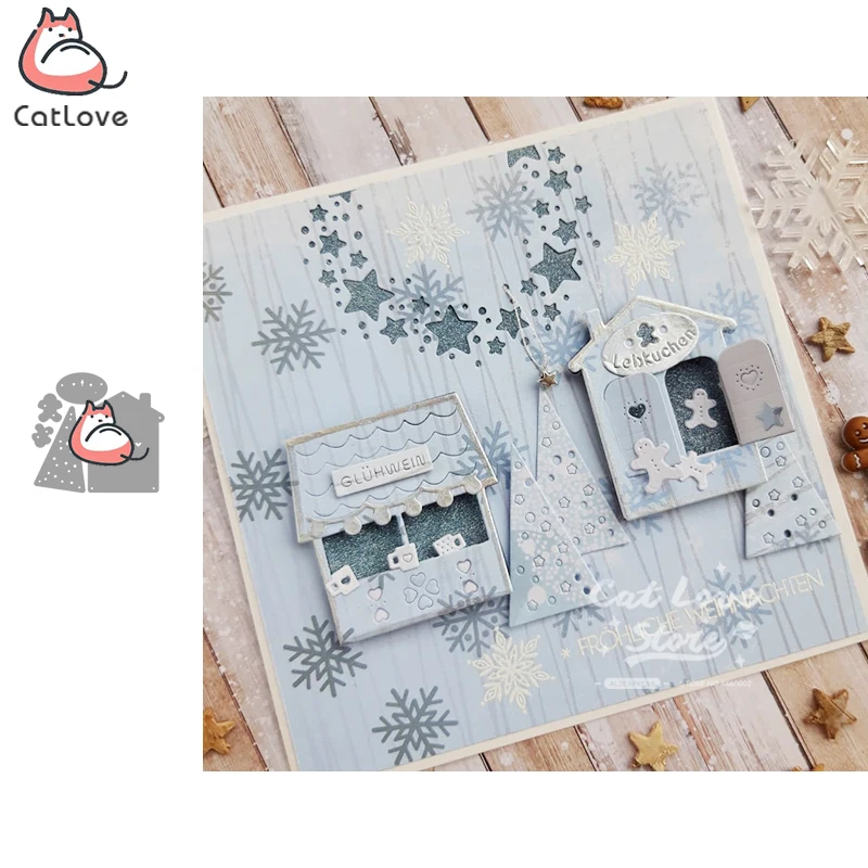 Металлические Вырубные штампы серии Sweet House искусственные вырубки изготовление