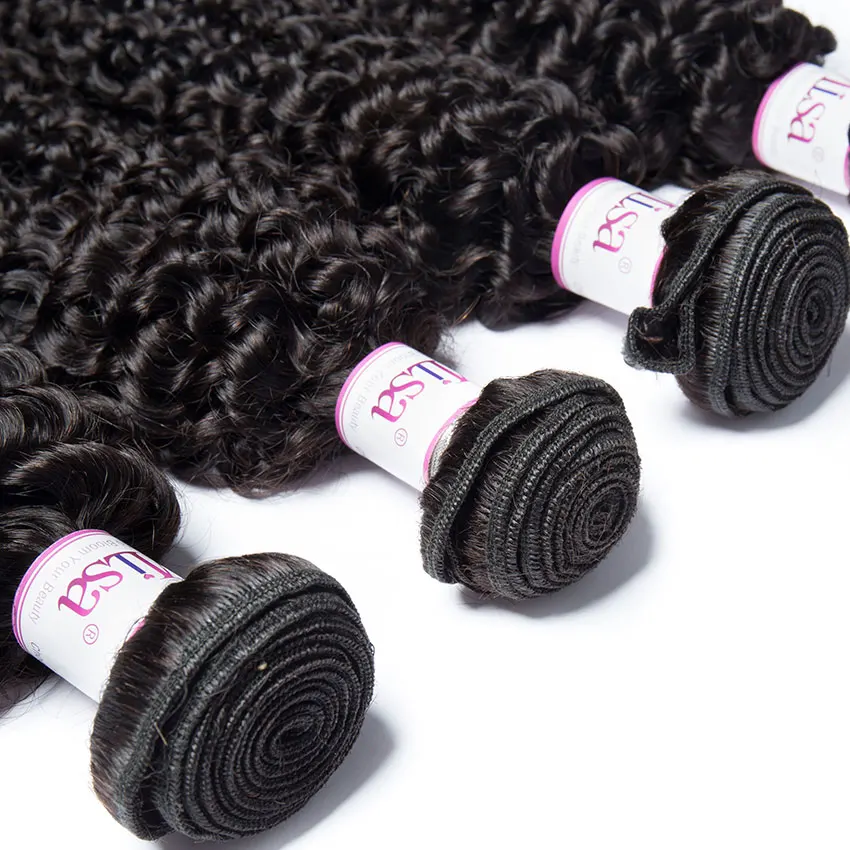 Mi Lisa кудрявые вьющиеся волосы 3 пучка предложения малайзийские тканые