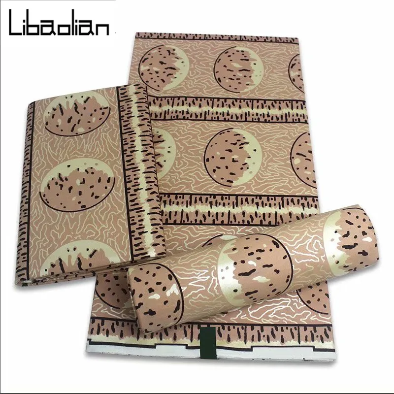 

Wholesale price! African Ankara soft Fabric High Quality Ankara golden Wax Fabric Printing 100% Cotton African Real Wax F1-18