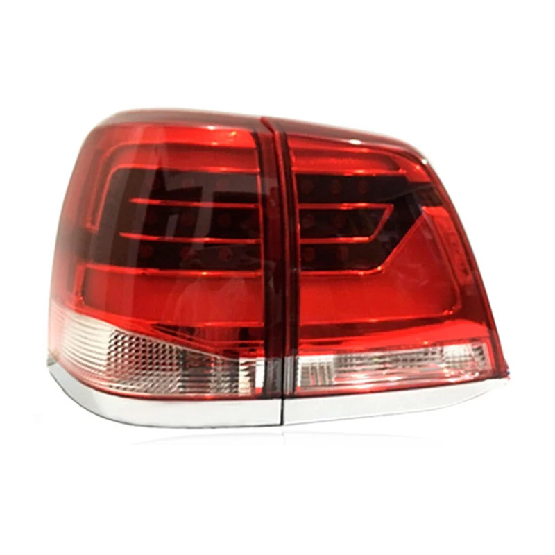 Красный чистый дым белый задний фонарь для TOYOTA LAND CRUISER V8 FJ200 LC200 2008 2009 2010 2011 2012 2013 2014