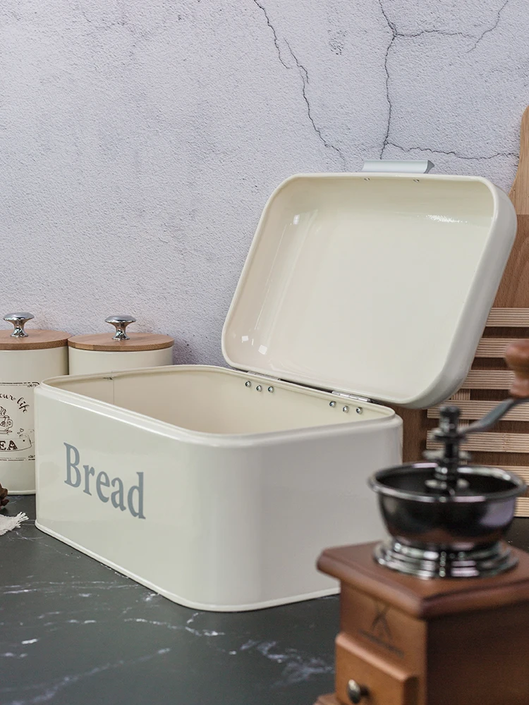 Nordic Wind Flip Bread Box Baking Storage Cosmetic Mask Certificate | Дом и сад