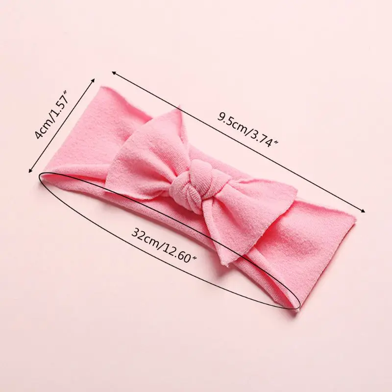 

Baby Girls Cute Bow Headband Toddler Sweet Bowknot Nylon Thin Hairband Headdress