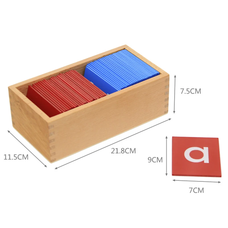 

Wooden montessori toys sandpaper letter board teaching aids educational toys for children kids sensory learning alphabet cards