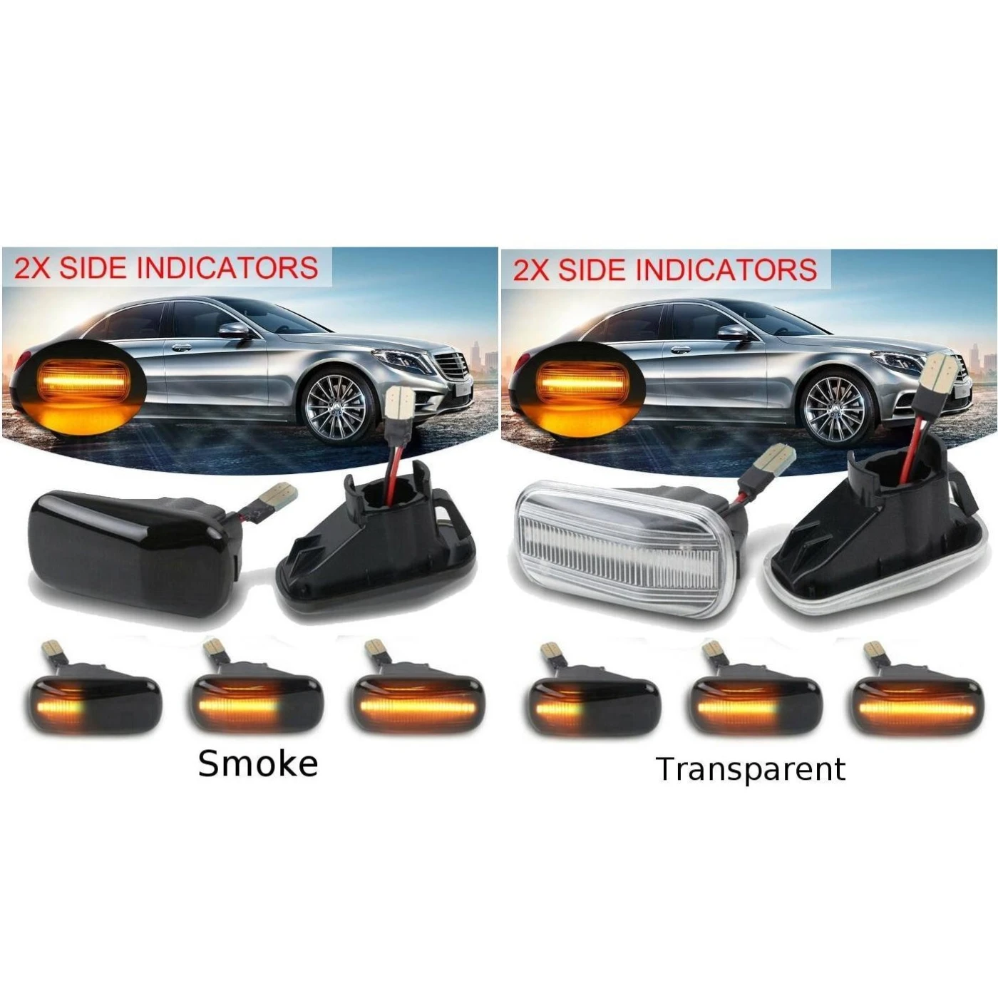 

Replacement Side Marker Light Lamp Bulbs For Honda Civic City CR-V Accord Parts Accessories Auto 2Pcs LED