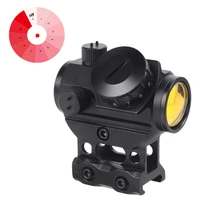1x25 reflex red dot sight with increase riser rail mount micro rds 25 dot optical sight hunting iron rifle scope gun accessories