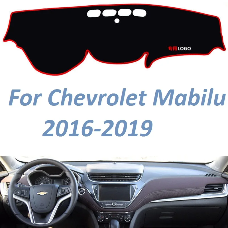 

For Chevrolet Mabilu 2016 2017 2018 2019 Left Right Hand Non Slip Dashboard Cover Mat Instrument Carpet Car Accessories
