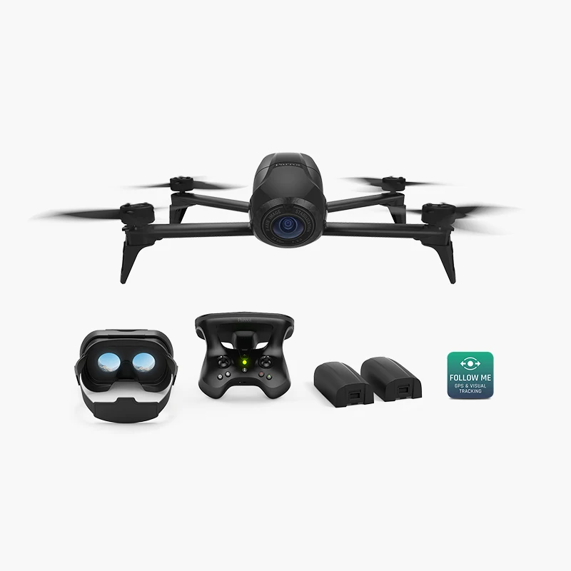 Bebop 2 Power Quadcopter с камерой 4K Racing Drone Follow Me бесщеточный GPS Дрон двойной системой