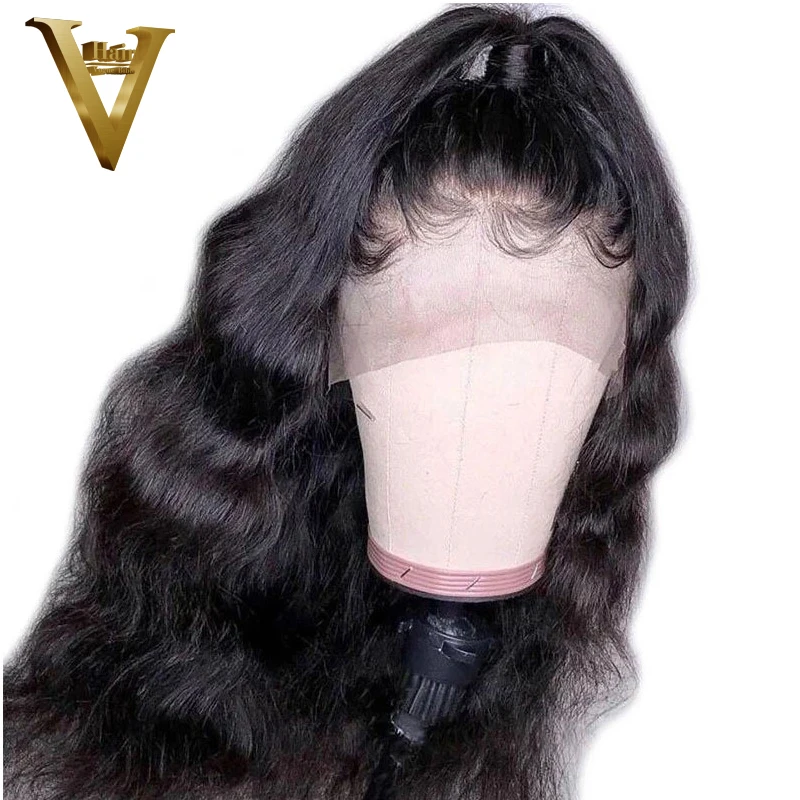 Объемная волна Синтетические волосы на кружеве парики из натуральных волос для - Фото №1