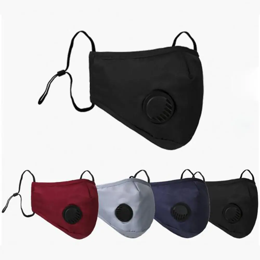 

Многоразовые лицевые маски Blcak из микрофибры, респиратор против пыли и капель, моющаяся дышащая маска для рта, 1 шт.