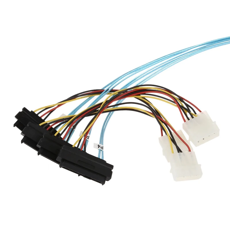 Новый-LSI/3Ware SAS кабель SFF-8087 для SFF-8482 питания x4 | Обустройство дома