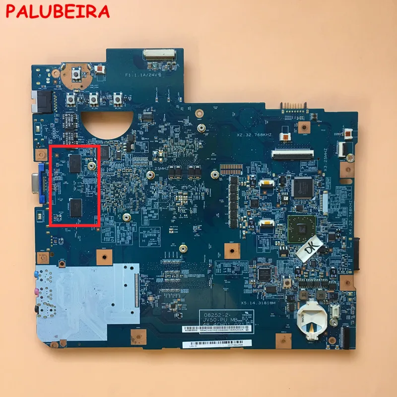 PALUBEIRA для acer aspire 5536 5536G материнская плата ноутбука MBP4201003 48.4CH01.021 DDR2 с видеокартой