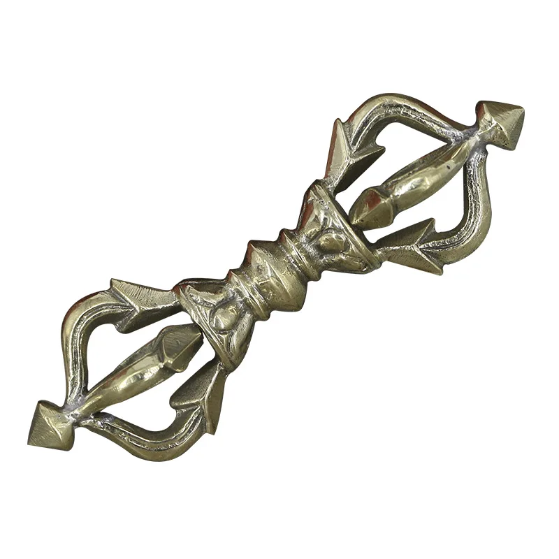 

Медная пятижильная Пест Ваджра, тибетская буддийская посуда, эзотерические инструменты Dharma, пестик демона, пестик пубы, пестик Handi