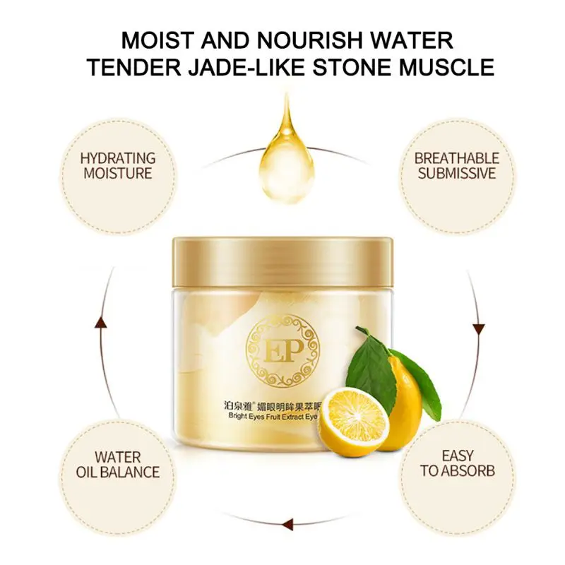 60 шт. маски для глаз лимонная эссенция экстракт фруктов увлажняющий лифтинг