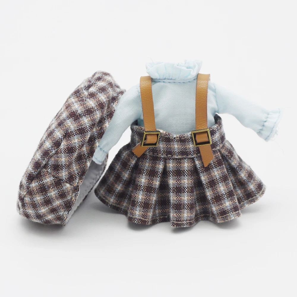 

Ob11 baby clothes GSC head DDF body can wear retro strap set doll clothes Doll accessories