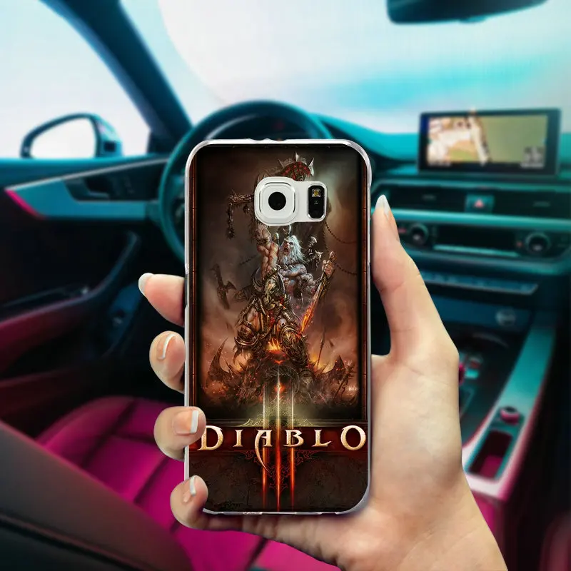 Модные игры Diablos III мягкие ТПУ чехлы для телефонов Samsung Galaxy Note 2 3 4 5 8 S3 S4 S5 Mini S6 S7 S8 S9