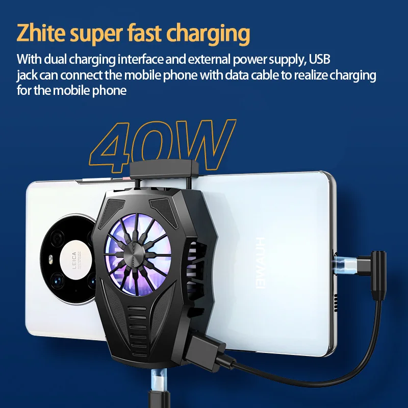 

GT06 мобильный телефон Охлаждающий радиатор для мобильных игр, охлаждающий артефакт, защитные аксессуары для телефонов Xiaomi, Huawei