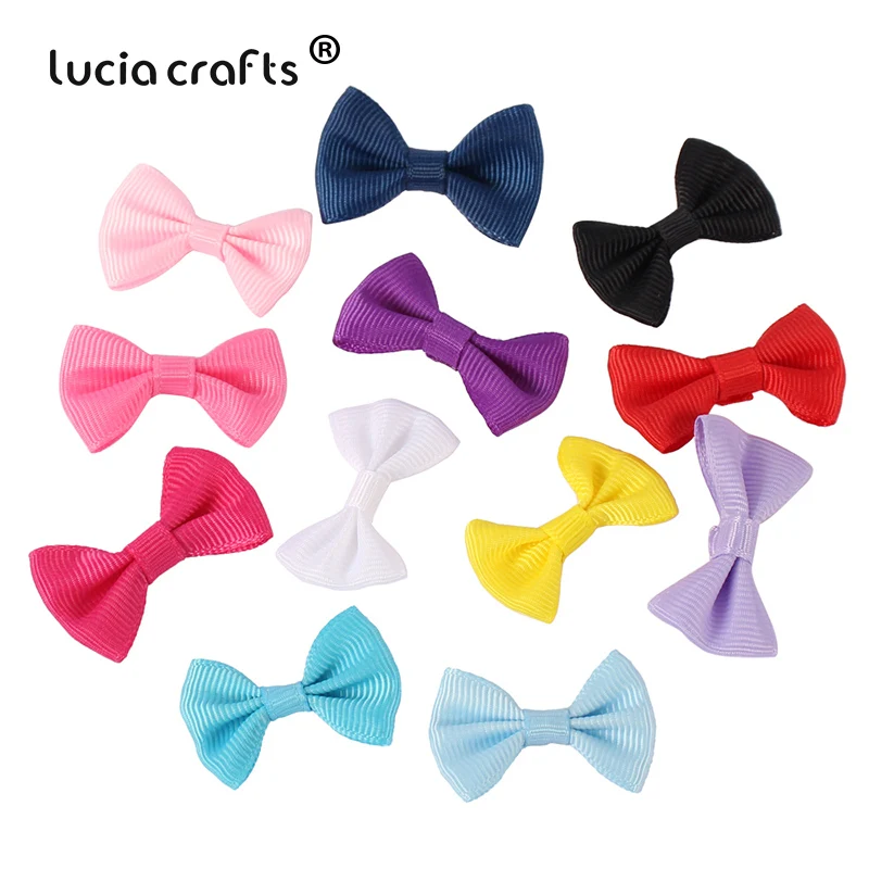 Lucia crafts, 3,5*2 см, разноцветные, Grossgrain, банты для девочек, бутик, мини-бант для волос, головной убор, сделай сам, одежда для рукоделия, 12 шт./24 шт., B0910