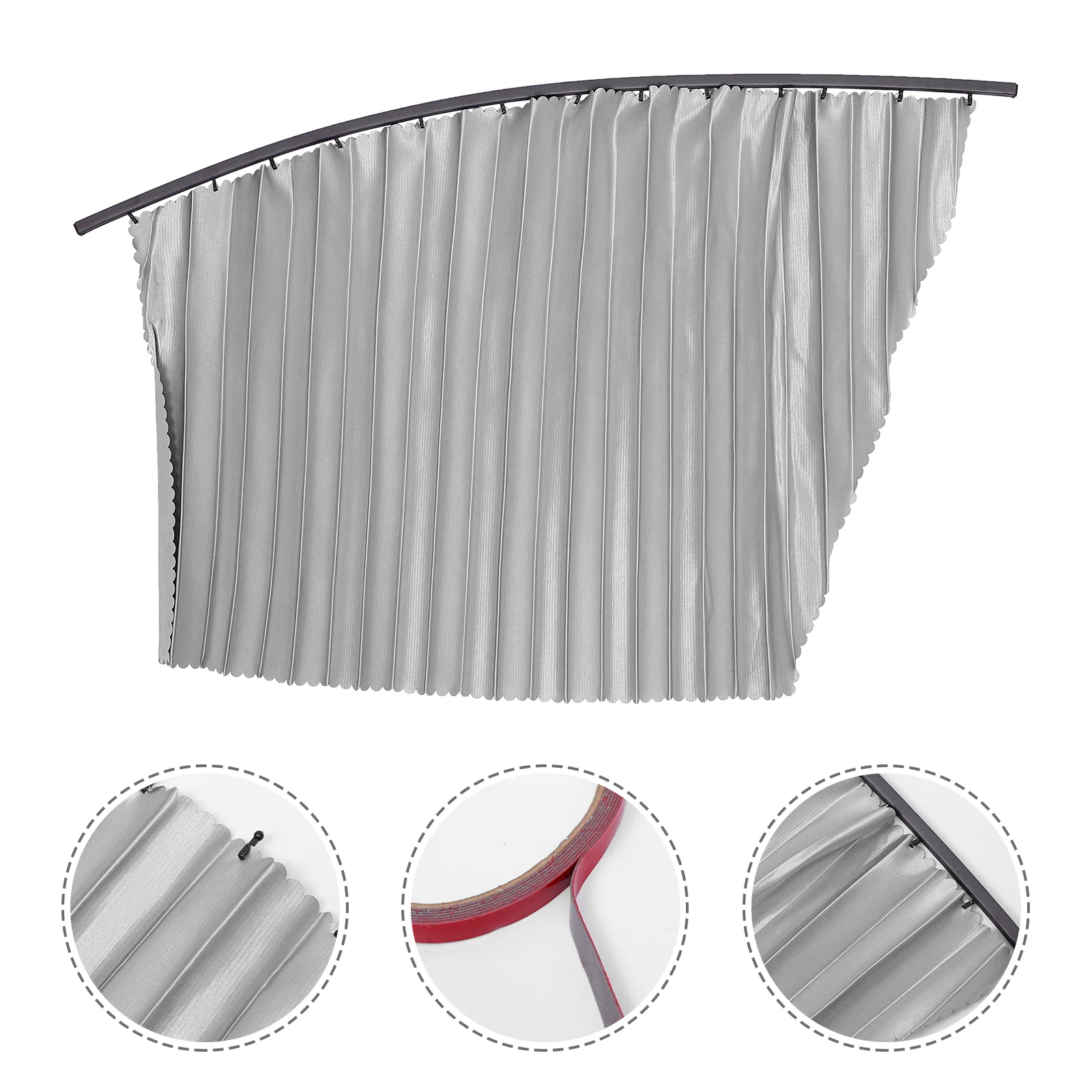 

1 Set Auto Magnetic Sun Shade Protection Side Window Curtain Car Sun Visor