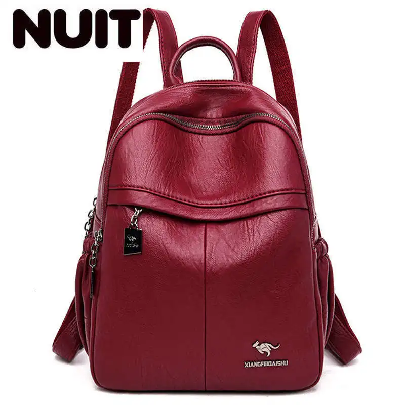 2020 женский рюкзак для девочек Mochila Feminina Повседневный кожаный женская сумка через