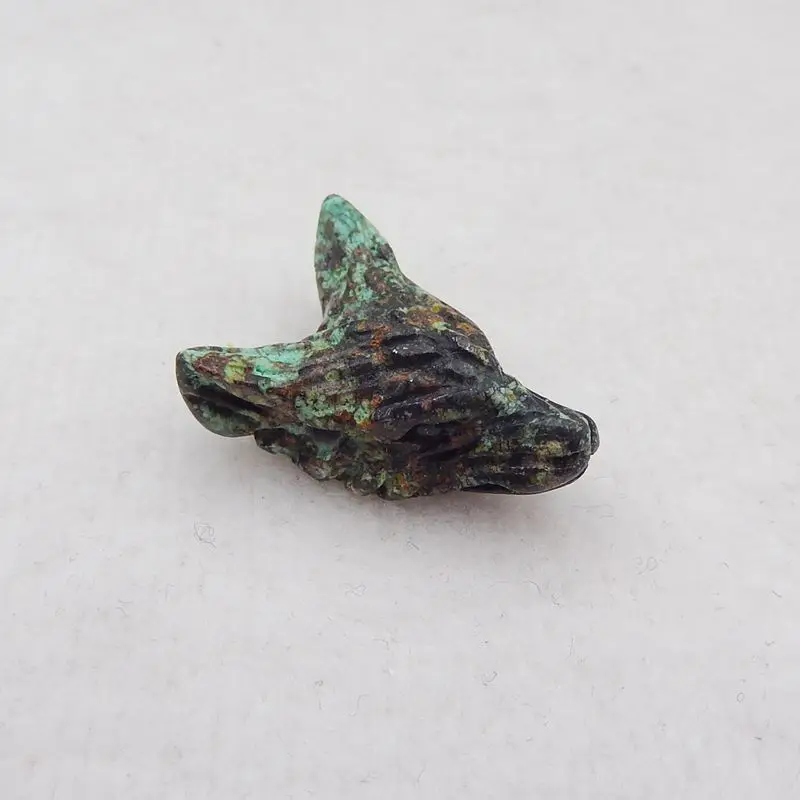 Горячая Распродажа натуральный камень африканская бирюза ручная работа голова