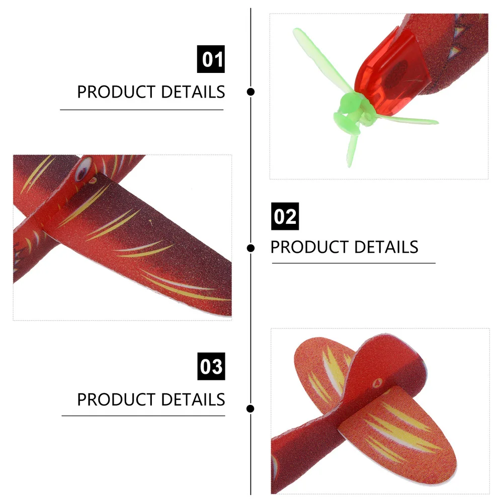 

24pcs Foams Airplane Toys Glider Planes Birthday Party Favors (Random Color)