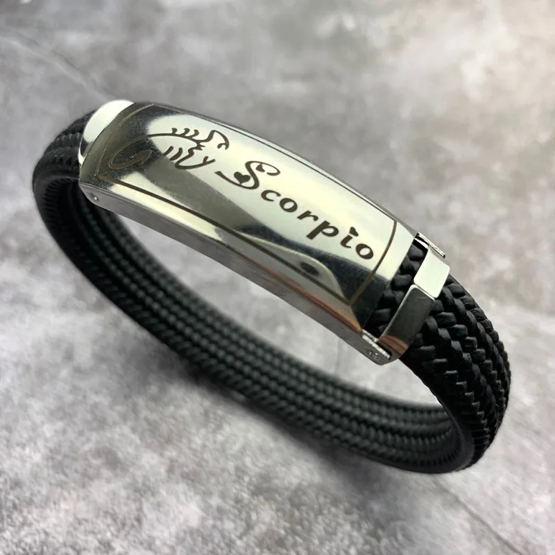 Креативный дизайн 12 браслеты с изображениями созвездий модные ювелирные изделия