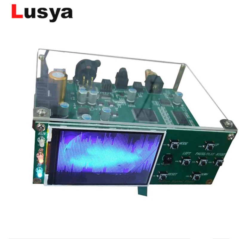 HIFI аудио Цифровая Линейная лента DLT FPGA без потерь цифровой проигрыватель плеер sd-карта поддержка 32bit, 192 k, WAV