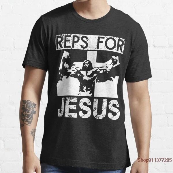 

Reps For Jesus cotton High quality for men short sleeve dabbing T shirt casual o-neck summer mens tee shirts o-neck tshirt