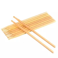 5a5b bamboo tip drumsticks 5 pairs drum sticks for drummer playing durable exercise classic drumsticks parts accessories