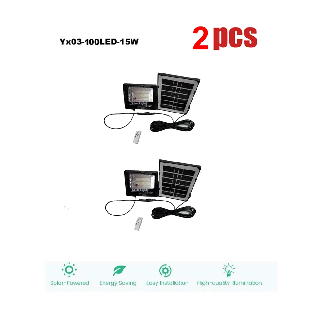 

2 шт., уличные светодиодсветодиодный фонари на солнечной батарее