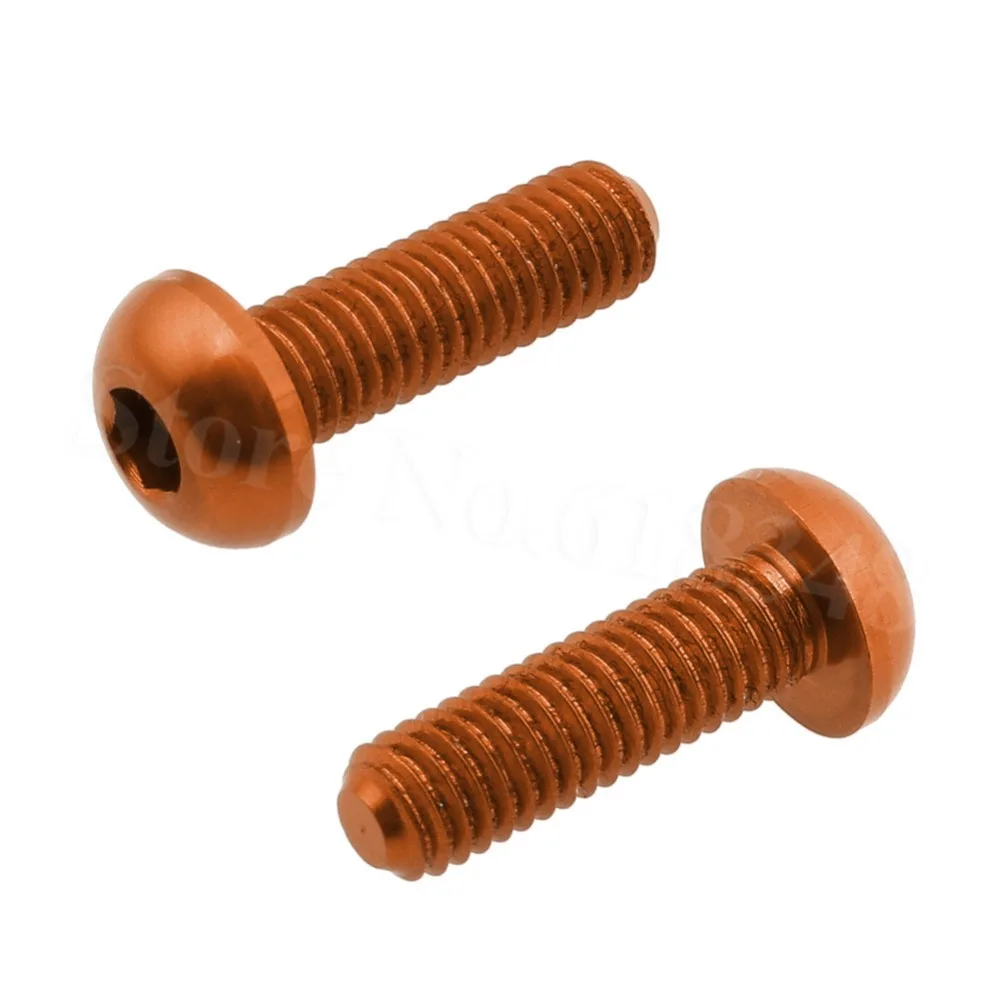 10 шт. M3x10mm шестигранные винты с круглой головкой алюминиевый анодированный для FPV