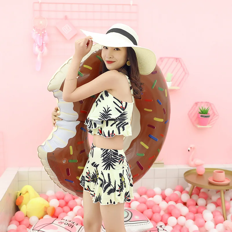 Надувное кольцо для пончика гигантский бассейн поплавок летние пляжные вечерние