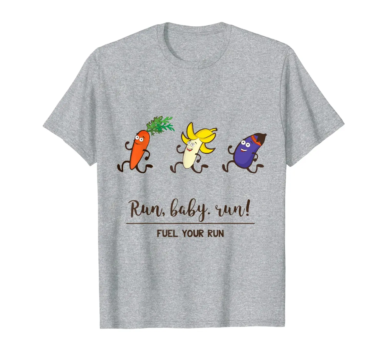

Run baby run! Marathon Fun Sports Workout Fitness T-Shirt