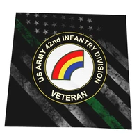 us army 42nd infantry division veteran table napkin kitchen towel cleaning tea dining fabric placemats handkerchief decoration