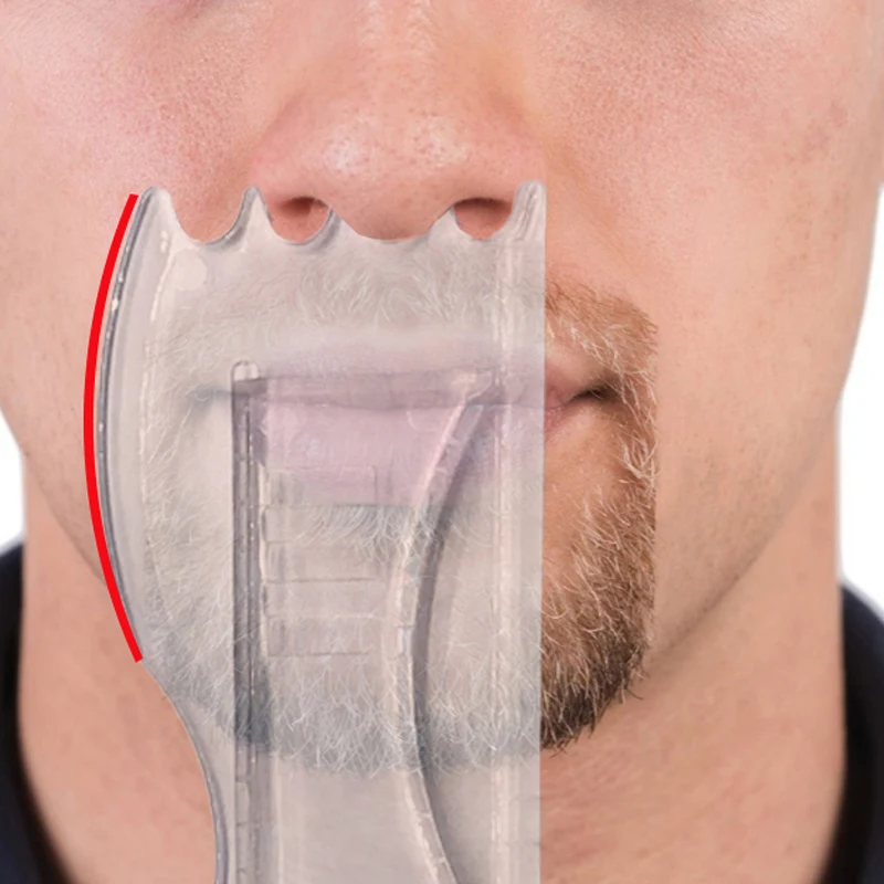 

multifunctional Rotatable Men Beard Shaping Tool Template Beard Comb Multi-liner Beard Shaper Shaving Hair Removal Fashion