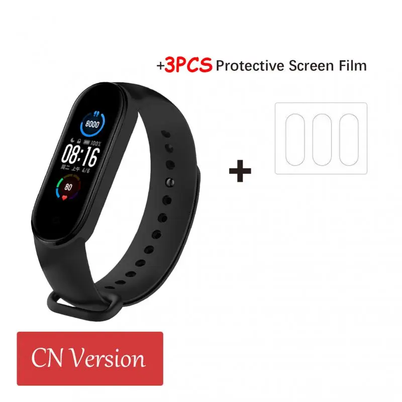 

Фитнес-трекер Xiaomi Mi Band 6, умный браслет, 5 цветов, AMOLED экран, Bluetooth, водонепроницаемый