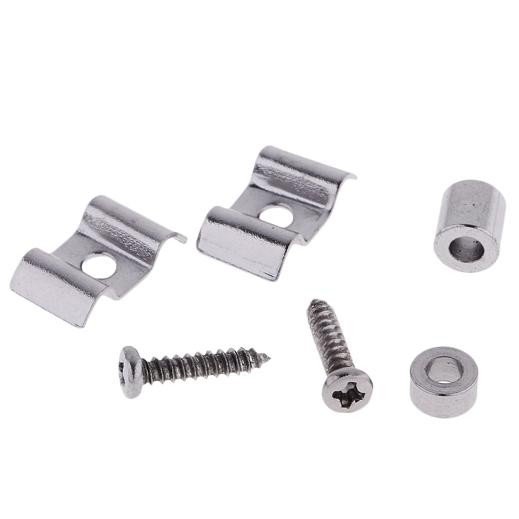 set von 2 metall gitarre string baum halterungen für stratocaster squier elektrische gitarre free global shipping