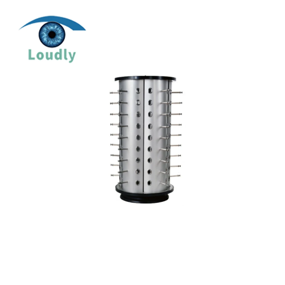 Оптическая оправа из алюминиевой стали дисплей для очков с замком A5045|Микроскопы|