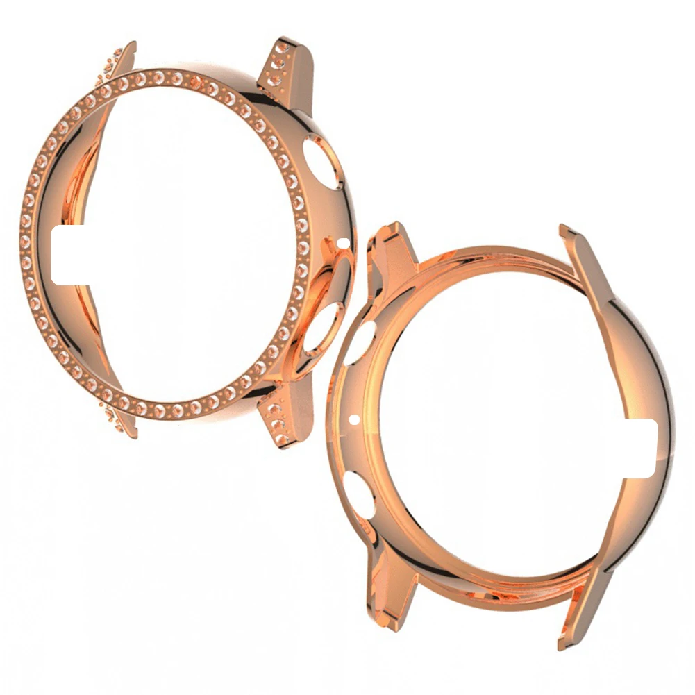 Симпатичный Алмазный Роскошный чехол с кристаллами для Samsung Galaxy Watch Active 2 40 мм 44