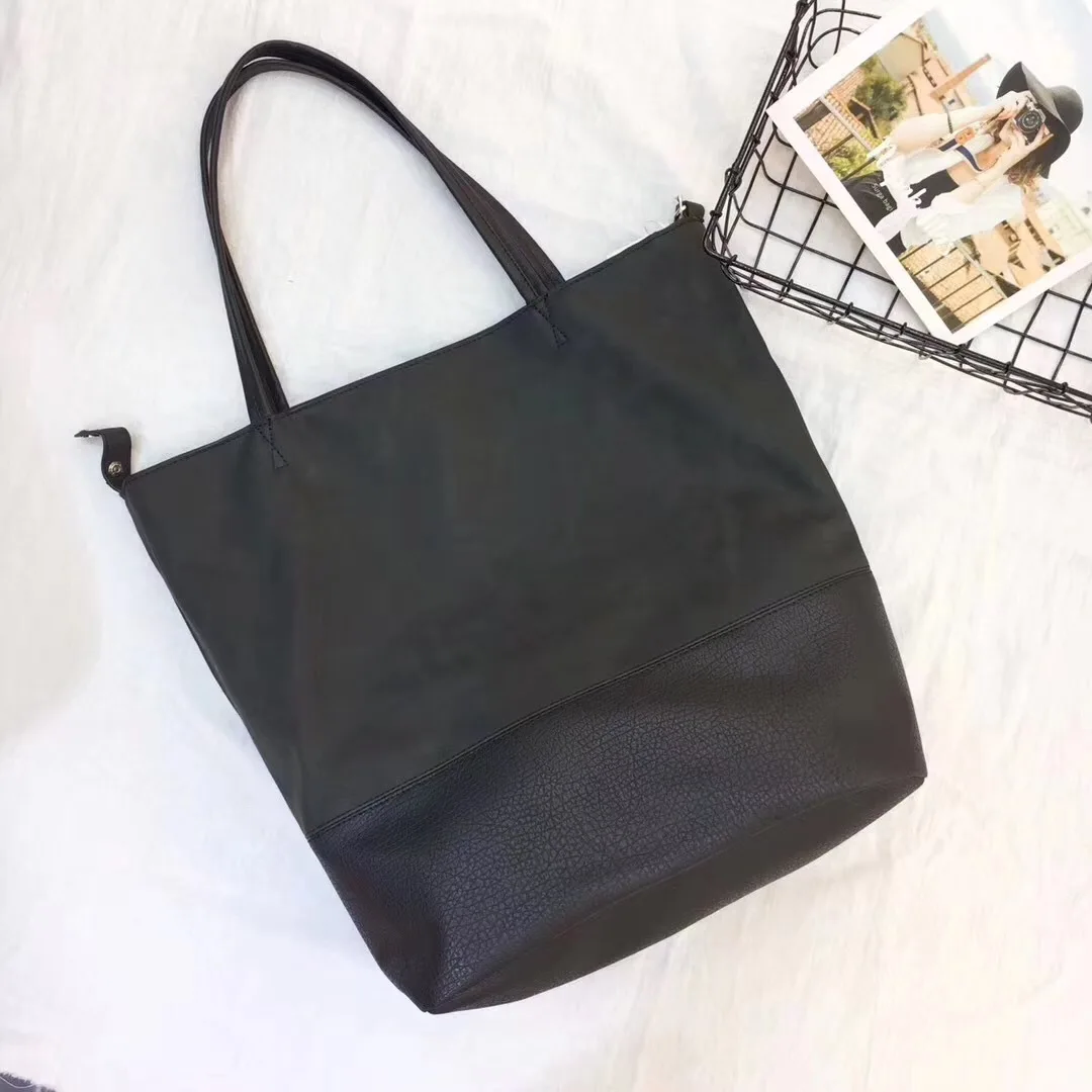 

Hot Sale Large Women's Bag Large Capacity Shoulder Bags Nubuck Leather Shoulder Bags Ladies Wild bags Sac a Main Femme