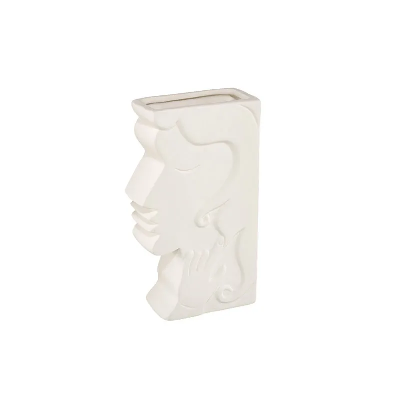 

Nordic Ceramic Body Art Vase Sculpture Decoration Living Room Coffee Shop Flower Arrangement Home Decor Ornaments