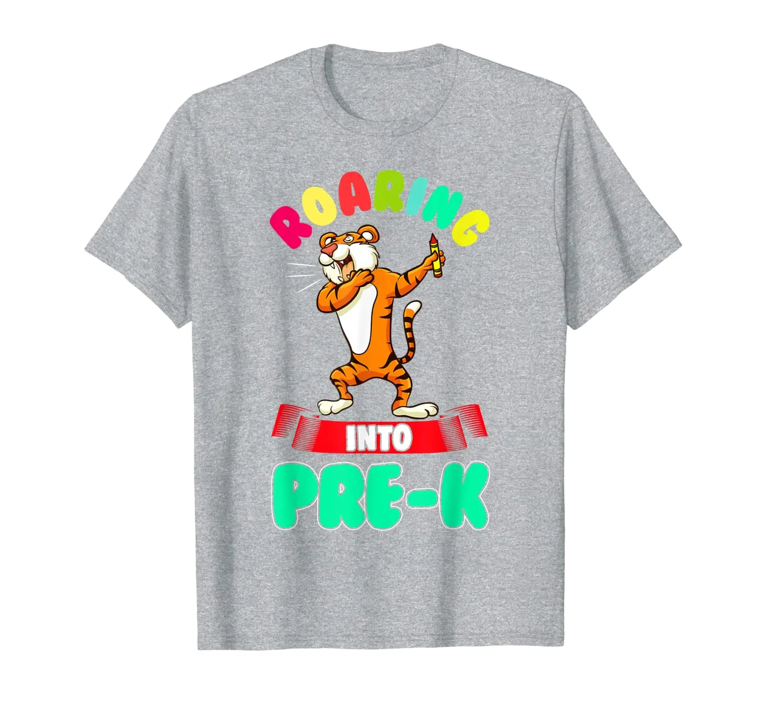

Roaring Into Preschool FIRST DAY of PRESCHOOL PRE-K T-Shirt